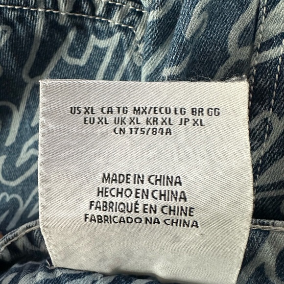 FuBu X forever 21 Jean mini skirt SOLD - Picture 3 of 5